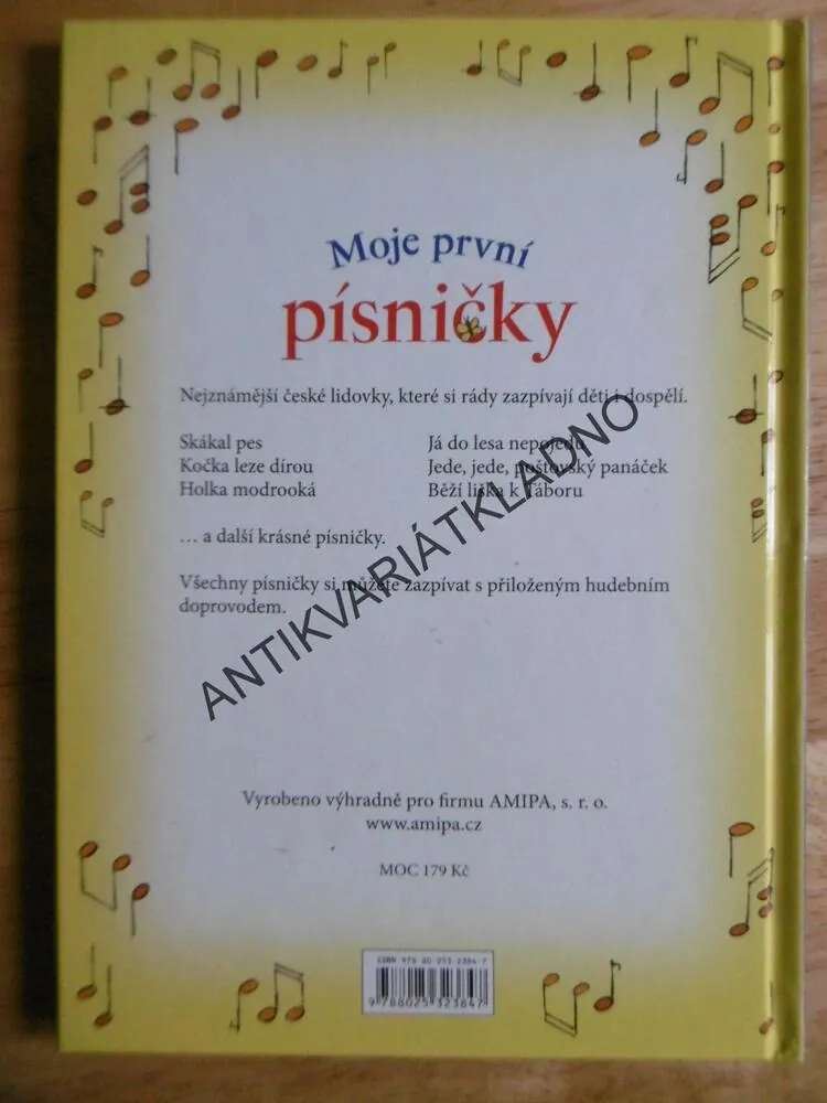MOJE PRVNÍ PÍSNIČKY, EDITA PLICKOVÁ, bez CD, **an