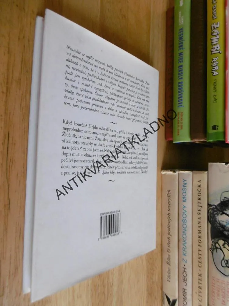 ŠLAPACÍ PONORKA, VLADIMÍR BERNÁŠEK- AUTOGRAM AUTORA, **an