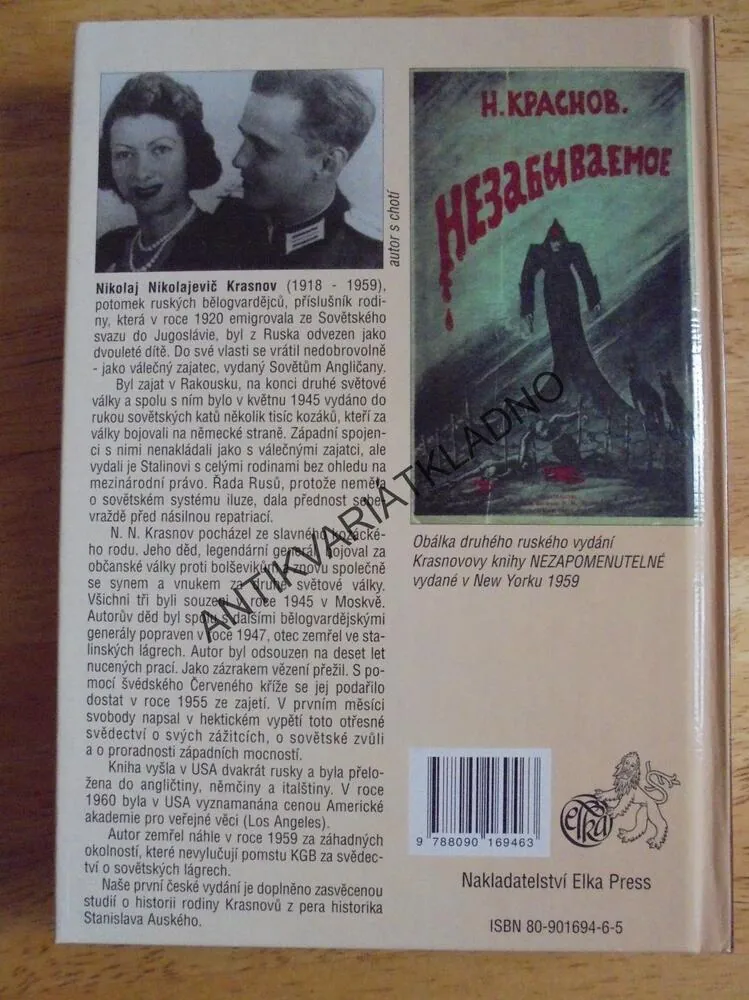 NEZAPOMENUTELNÉ, TŘI GENERACE RUSKÝCH KOZÁKŮ,KRASNOV