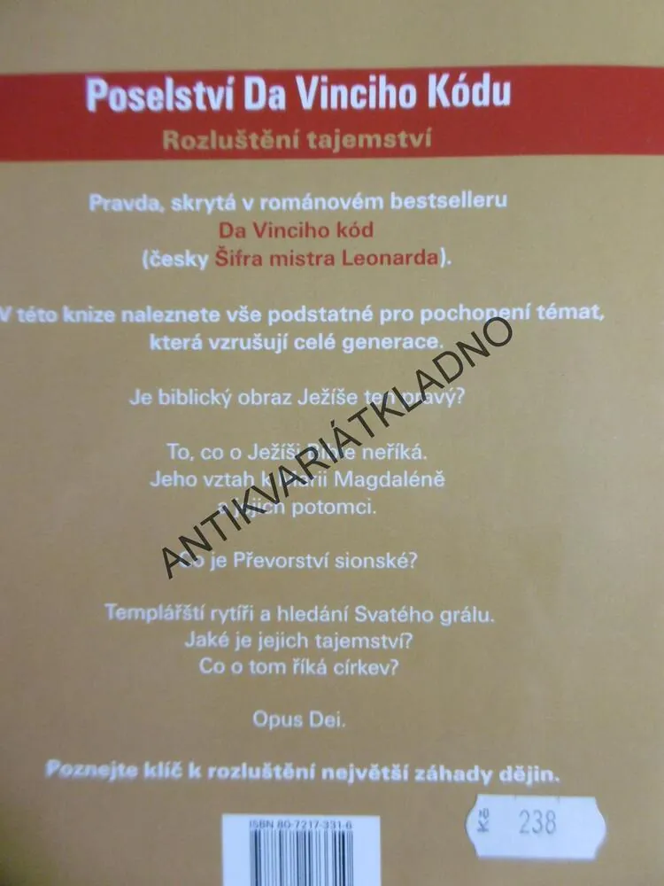 POSELSTVÍ DA VINCIHO KÓDU, RENÉ CHANDELLE, **an