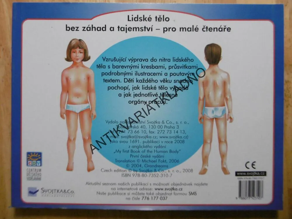 MOJE PRVNÍ KNIHA O LIDSKÉM TĚLE, **an