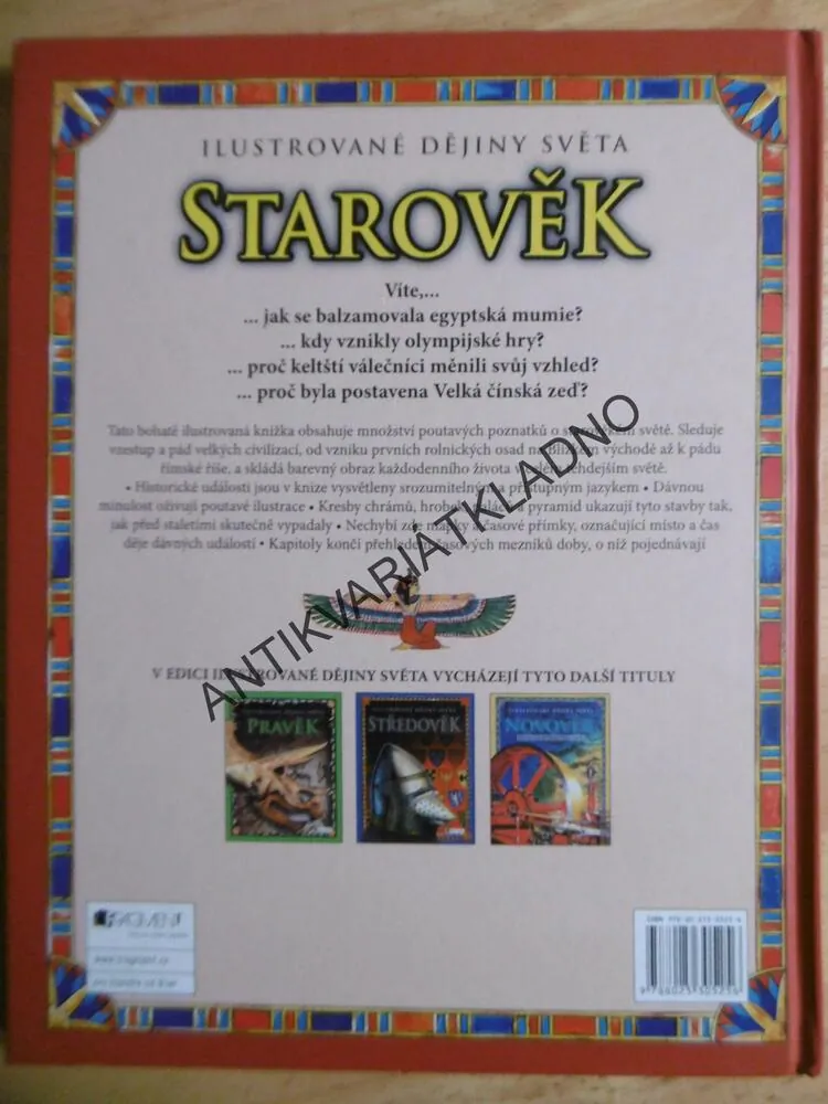 ILUSTROVANÉ DĚJINY SVĚTA STAROVĚK, **an