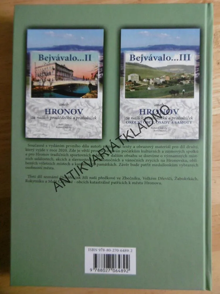 BEJVÁVALO...I., ANEB HRONOV ZA NAŠICH PRADĚDEČKŮ A PRABABIČEK, BORIS EKRT, RICHARD ŠVANDA