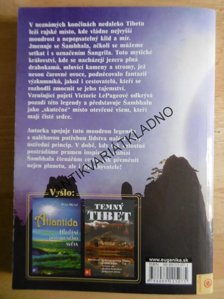 ŠAMBHALA, TAJEMSTVÍ DUCHOVNÍ ŘÍŠE, VICTORIA LEPAGE, MAGIE, ŠAMBALA