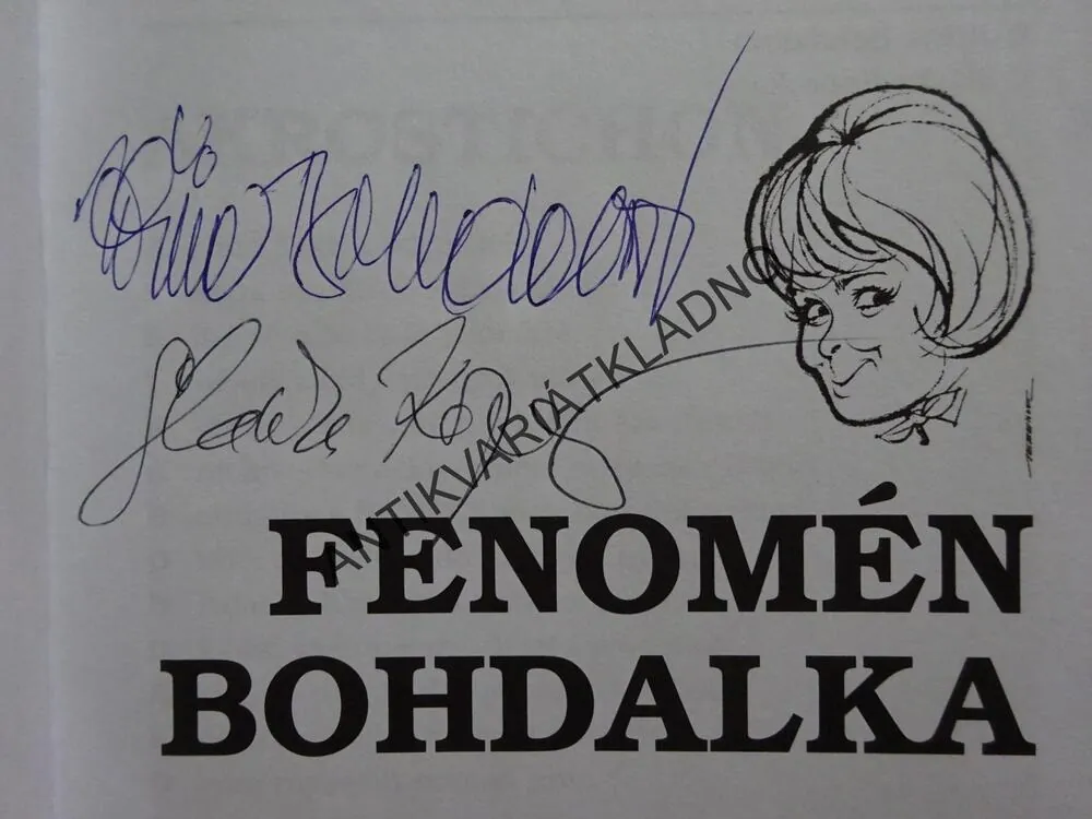 FENOMÉN BOHDALKA, JIŘINA BOHDALOVÁ- AUTOGRAM, **an