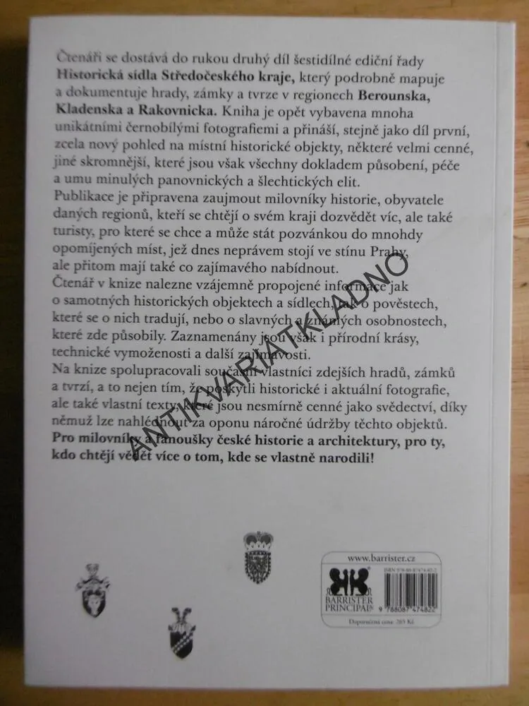 BEROUNSKO, KLADENSKO, RAKOVNICKO, HISTORICKÁ SÍDLA STŘEDOČESKÉHO KRAJE, 2., KOŠŤÁL,