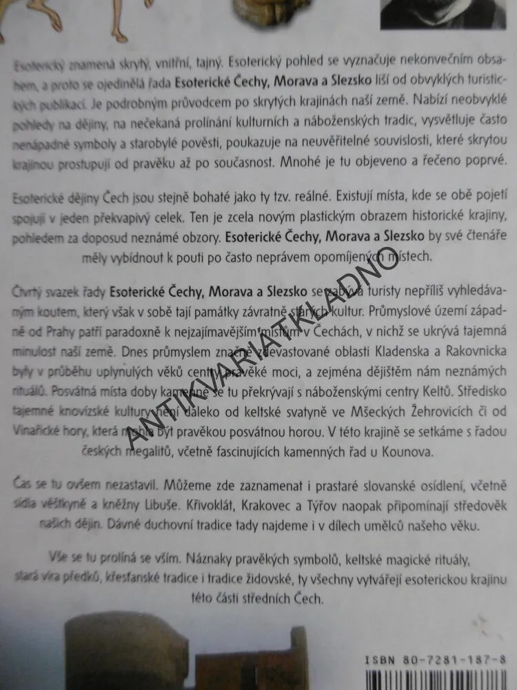 ESOTERICKÉ ČECHY, MORAVA A SLEZSKO, 4., KLADENSKO, KŘIVOKLÁTSKO, RAKOVNICKO, DŽBÁN, JESENICKO, VOKOLEK, **an