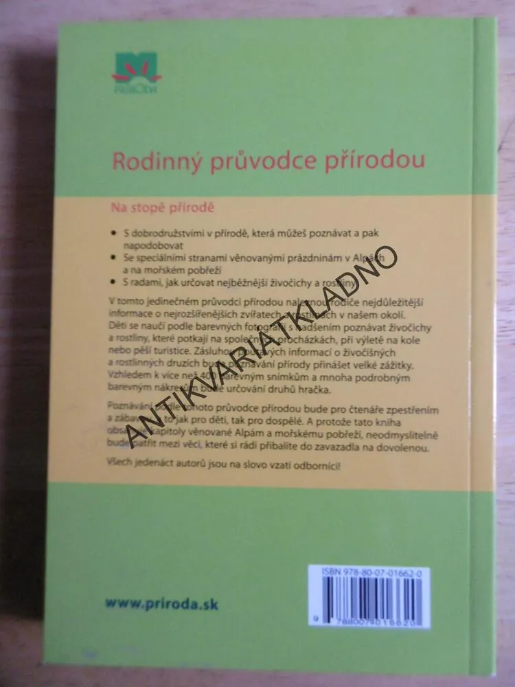 RODINNÝ PRŮVODCE PŘÍRODOU,S 11 AKCEMI V PŘÍRODĚ, **an