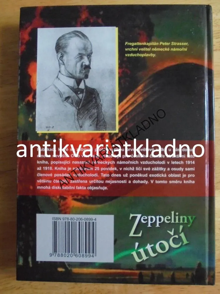 ZEPPELINY ÚTOČÍ, 1914-18, LETECTVÍ, VÁLKA,MARBEN