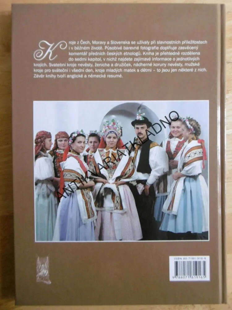 ČESKÉ A SLOVENSKÉ LIDOVÉ KROJE, STAŇKOVÁ, BARAN,