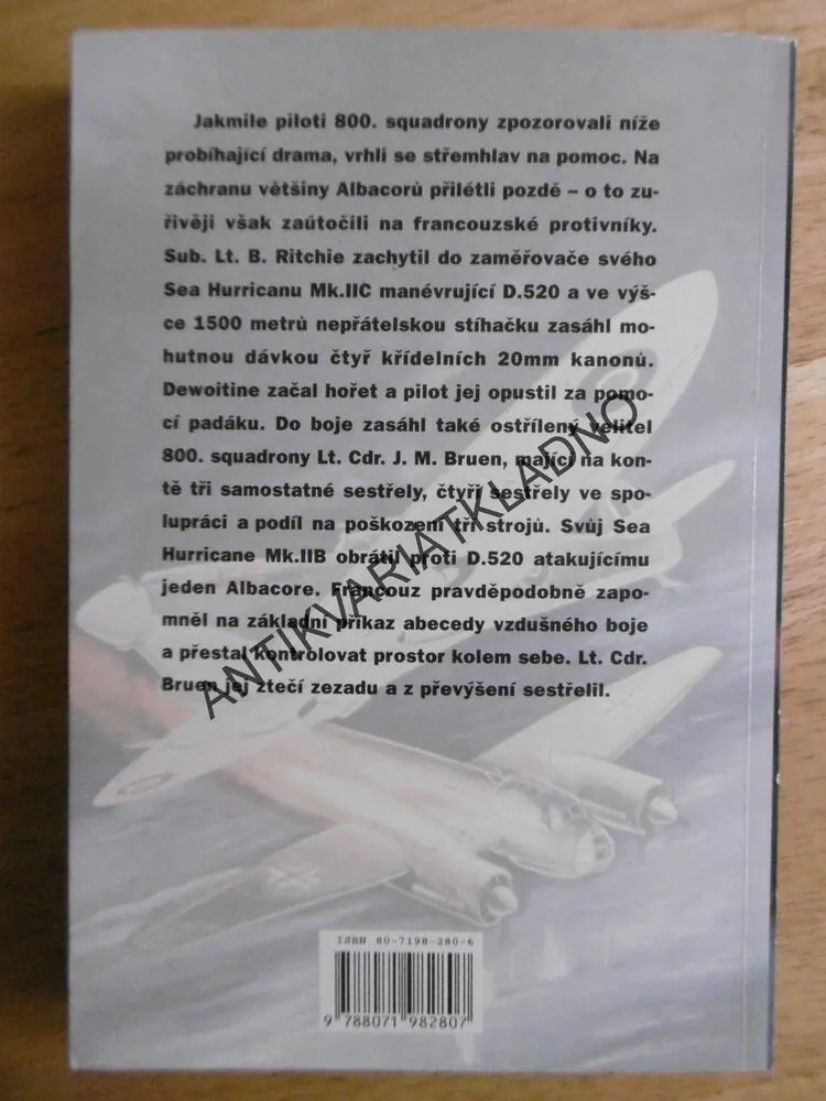 PALUBNÍ STÍHAČI JEJÍHO VELIČENSTVA, 2., FAA 1942-3, MIROSLAV ŠNAJDR, **an