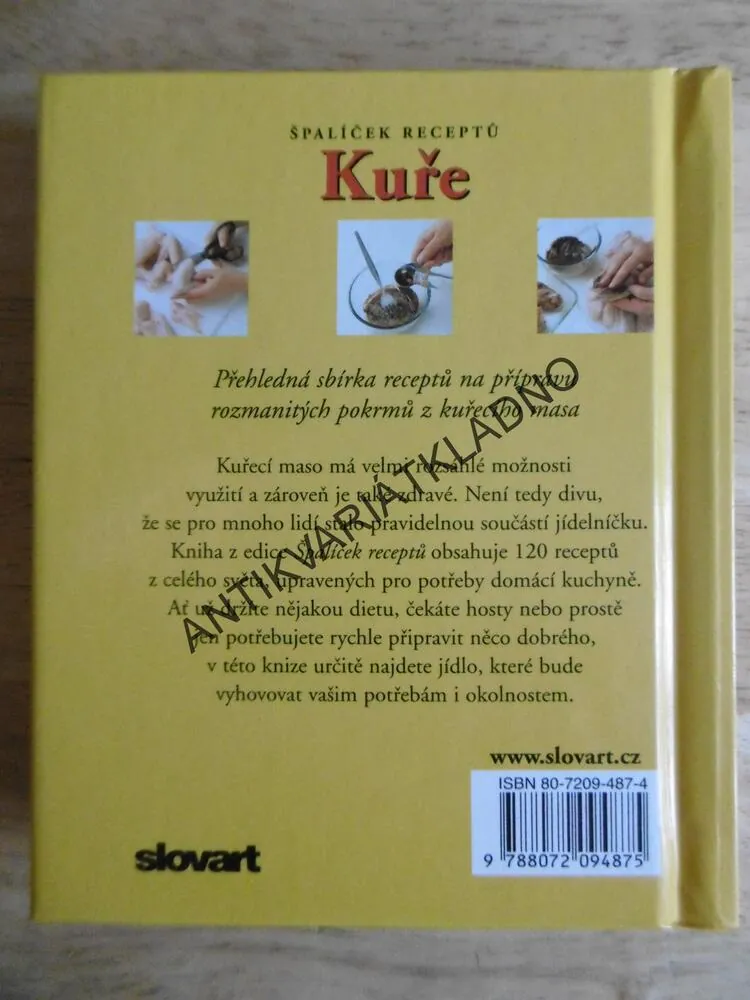 KUŘE, ŠPALÍČEK RECEPTŮ,**an