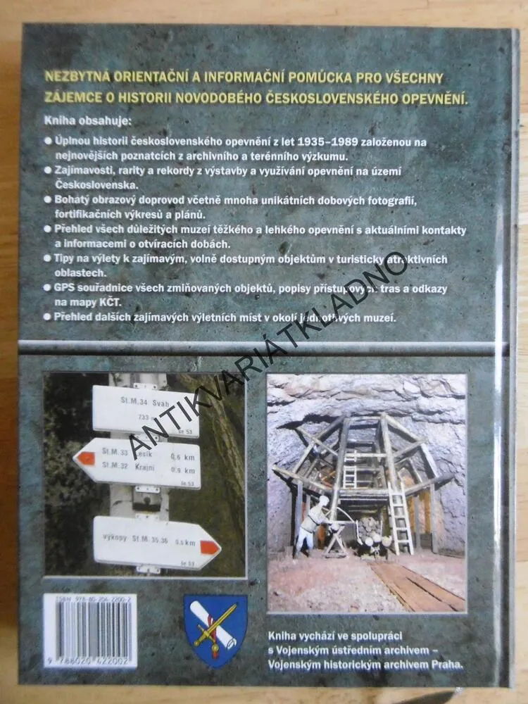 PUTOVÁNÍ PO ČESKOSLOVENSKÉM OPEVNĚNÍ 1935-1989, DUBÁNEK, FIC, LAKOSIL, **an