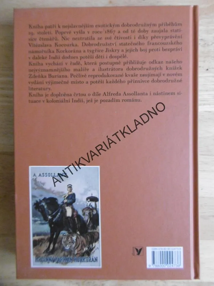 HRDINNÝ KAPITÁN KORKORÁN, A. ASSOLLANT, ZDENĚK BURIAN