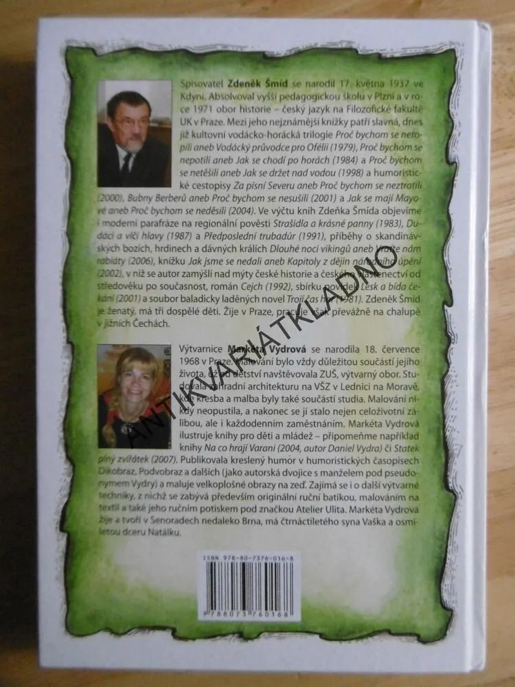 POHÁDKY PRO DOBRODRUHY, ZDENĚK ŠMÍD, ILUSTRACE MARKÉTA VYDROVÁ, **an