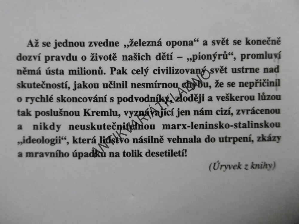 ZA VLÁDY TMY, VLADIMÍR PŘIKRYL, **an