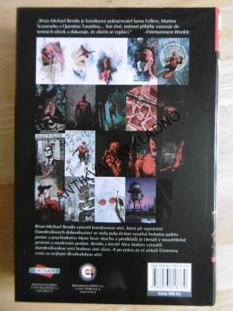 DAREDEVIL, MUŽ BEZE STRACHU!, BRIAN MICHAEL BENDIS, OMNIBUS, KOMIKS MARVEL