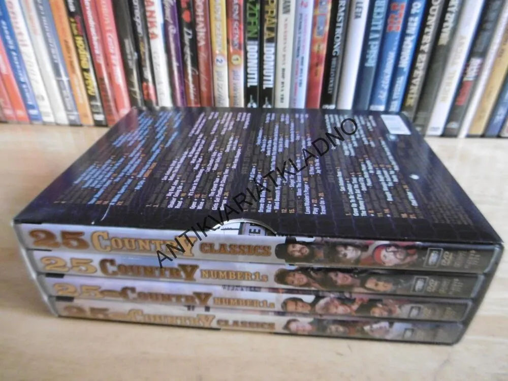 4 X 25 COUNTRY CLASSICS, NUMBER 1., DVD HUDBA