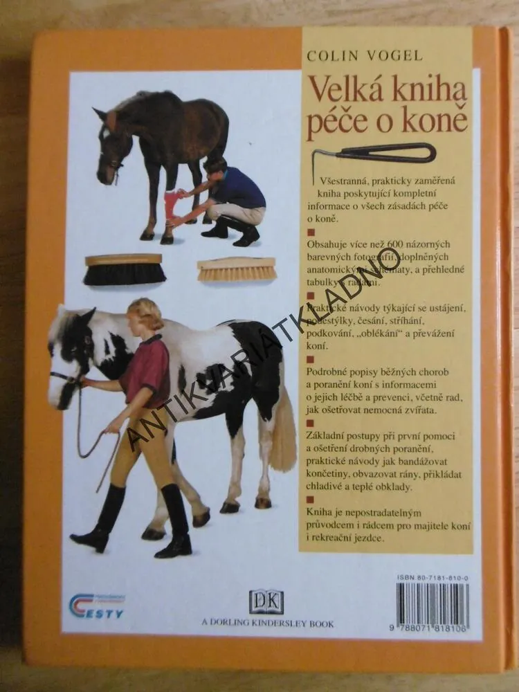 VELKÁ KNIHA PÉČE O KONĚ, COLIN VOGEL
