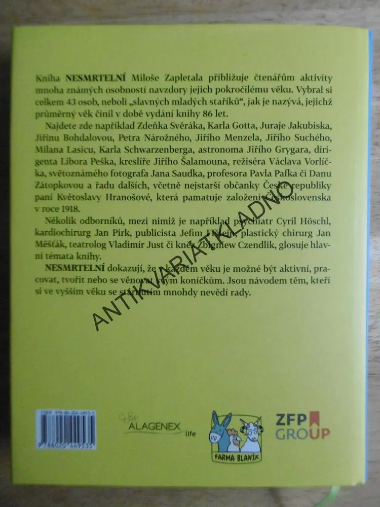 NESMRTELNÍ SLAVNÍ MLADÍ STAŘÍCI, MILOŠ ZAPLETAL, **an