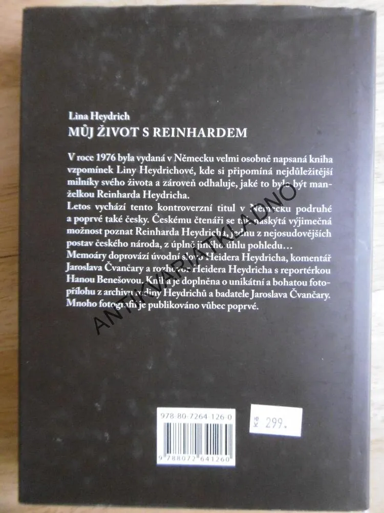MŮJ ŽIVOT S REINHARDEM, LINA HEYDRICH, **an