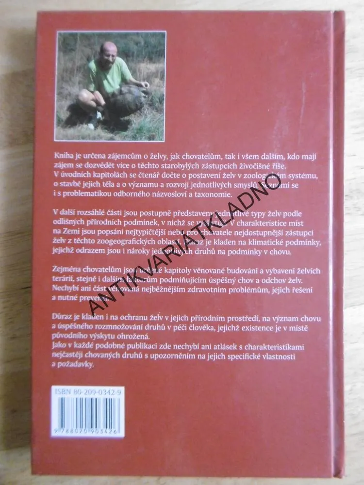 ŽELVY V PŘÍRODĚ A V PÉČI ČLOVĚKA, JIŘÍ ZYCH,