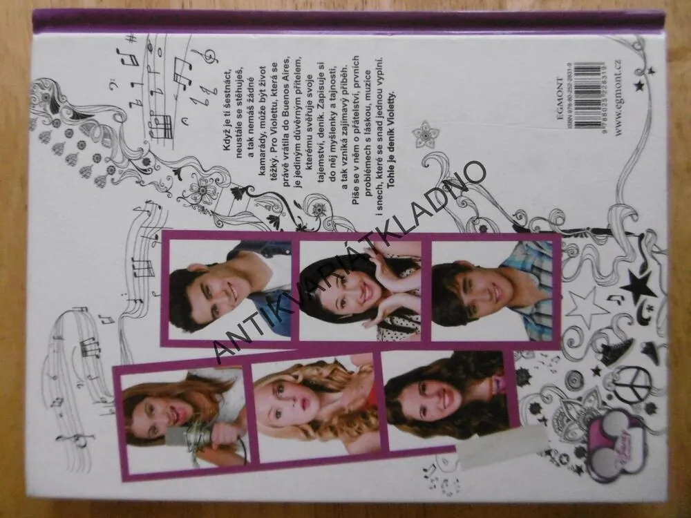 VIOLETTA, TAJNÝ DENÍK VIOLETTY, DISNEY, **an