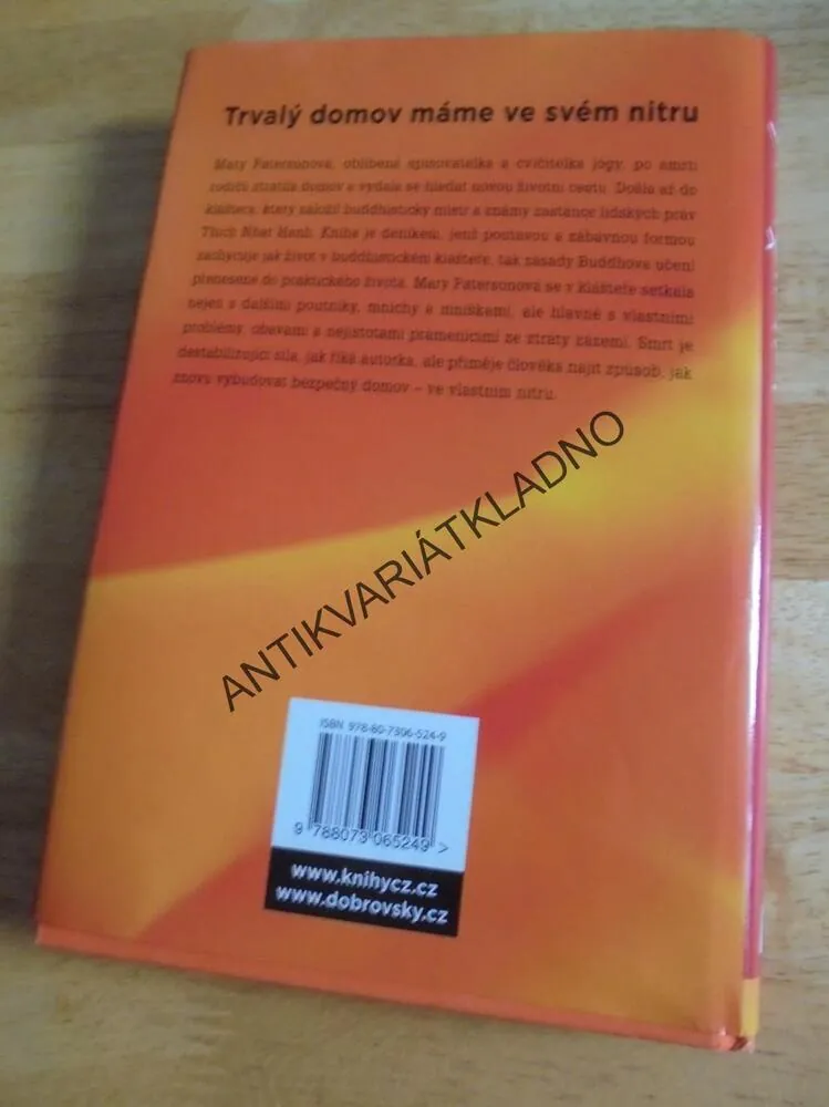 MNIŠI A JÁ, 40 DNÍ V KLÁŠTEŘE,FRANCIE, PATERSONOVÁ