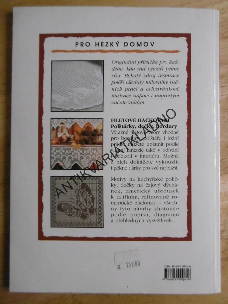 FILETOVÉ HÁČKOVÁNÍ POLŠTÁŘKY, DEČKY, BORDURY, PRO HEZKÝ DOMOV