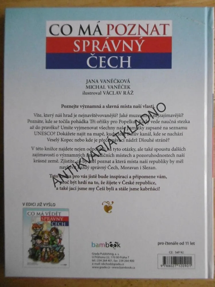 CO MÁ POZNAT SPRÁVNÝ ČECH, VANĚČKOVÁ, VANĚČEK, RÁŽ, **an