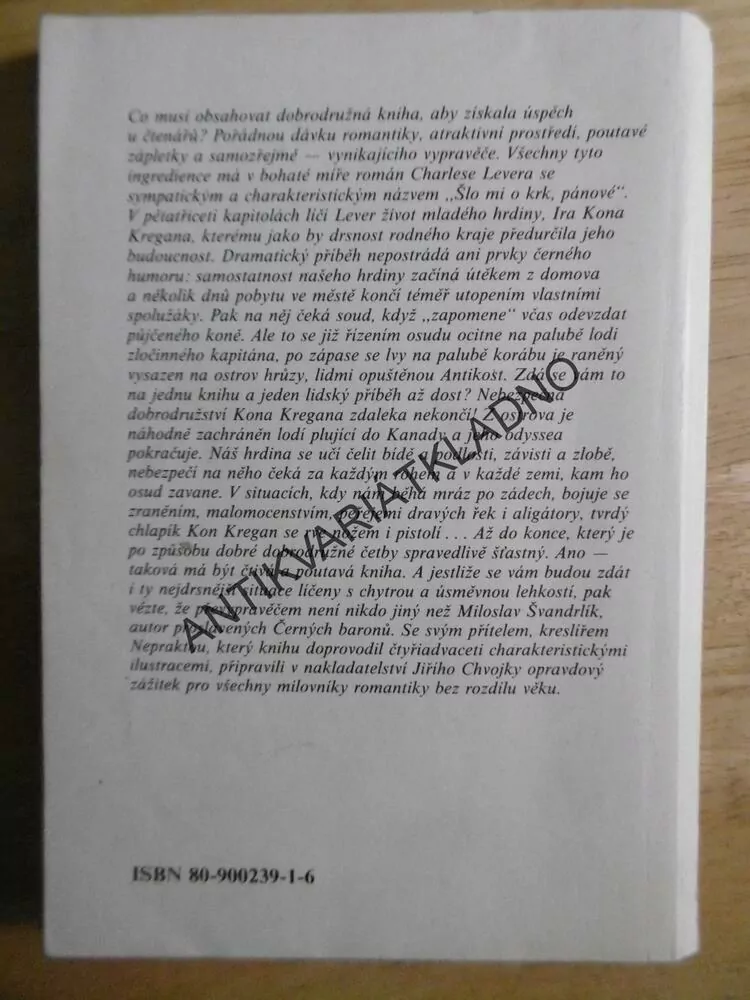 ŠLO MI O KRK, PÁNOVÉ!, ŠVANDRLÍK, NEPRAKTA, **an