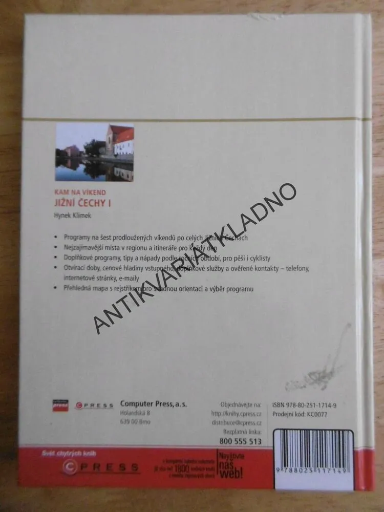 JIŽNÍ ČECHY 1., KAM NA VÍKEND, HYNEK KLIMEK, **an