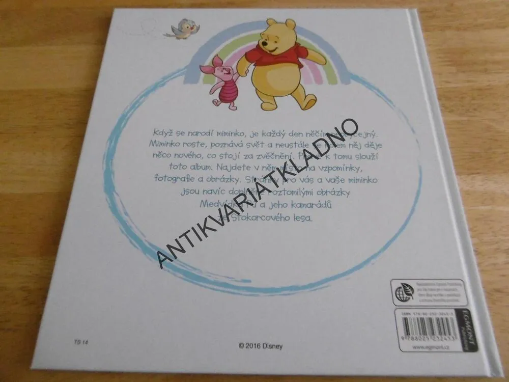 MOJE PRVNÍ KNÍŽKA, MEDVÍDEK PÚ, DISNEY, MOJE PRVNÍ ALBUM, **an