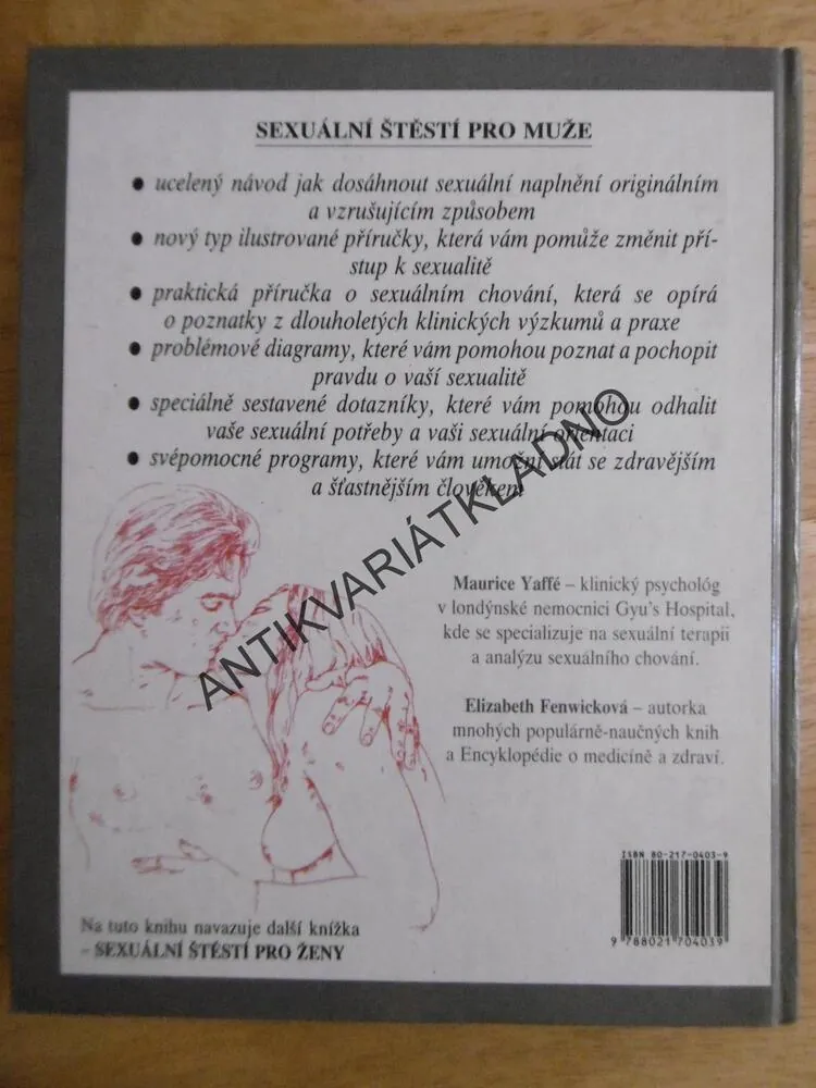 SEXUÁLNÍ ŠTĚSTÍ PRO MUŽE, PRAKTICKÁ PŘÍRUČKA, YAFFÉ, **an