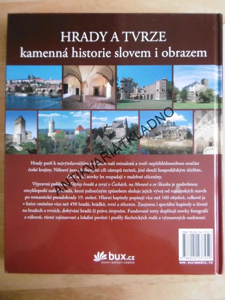 DĚJINY HRADŮ A TVRZÍ V ČECHÁCH, NA MORAVĚ A VE SLEZSKU