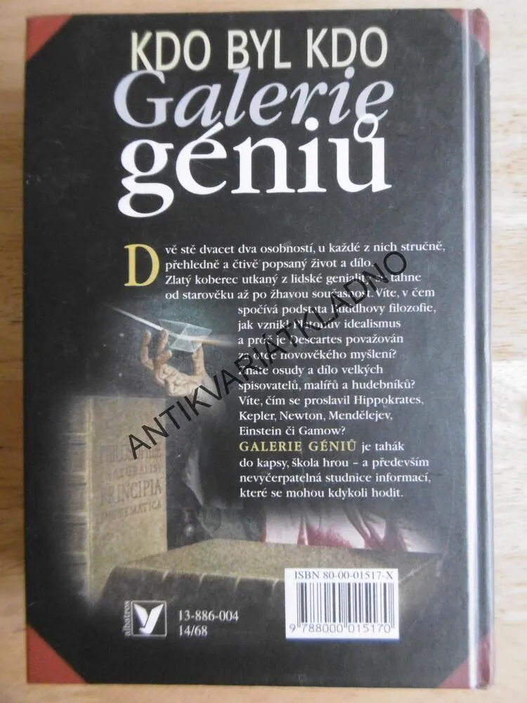 GALERIE GÉNIŮ, 222 OSOBNOSTÍ, KTERÉ ZMĚNILY SVĚT, VĚDA, FILOZOFIE, UMĚNÍ, **an