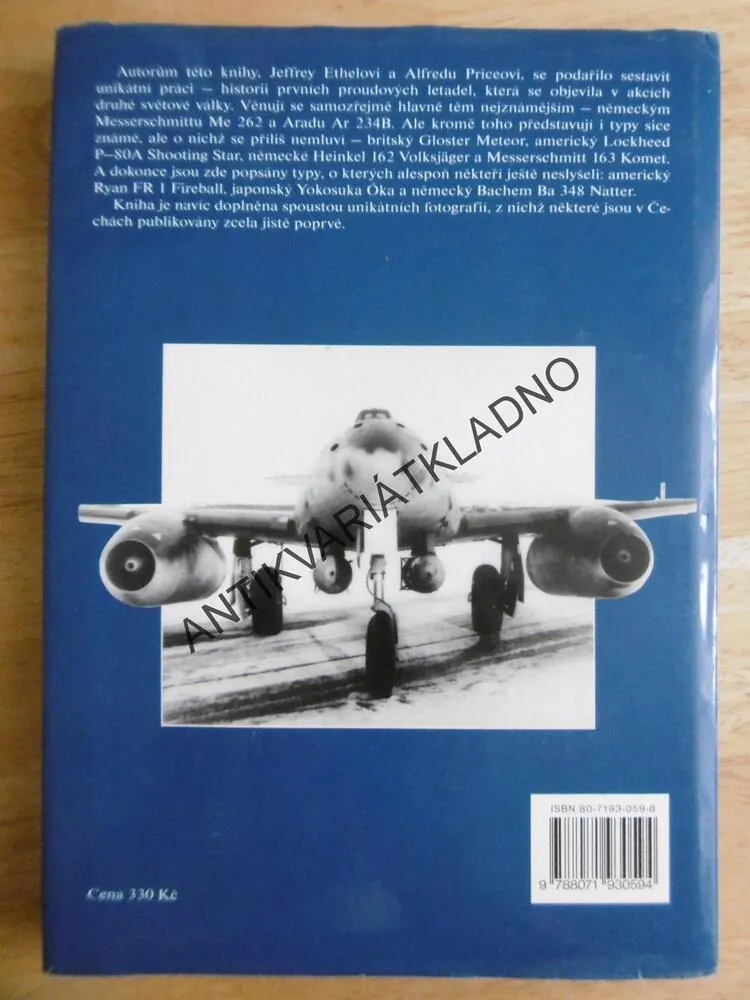 TRYSKOVÁ LETADLA DRUHÉ SVĚTOVÉ VÁLKY, JEFFREY ETHELL, A. PRICE
