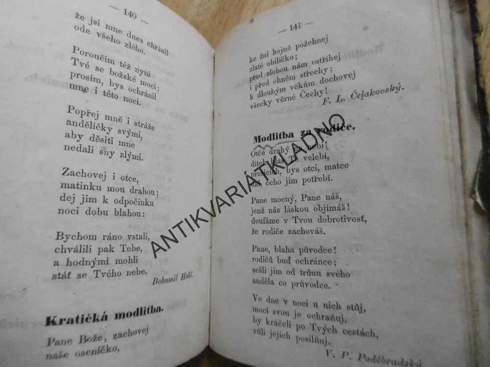 ZLATÉ LÍSTKY, DÁREK ÚTLOVĚKÝM DÍVKÁM DO ZLATÉ KNIHY, JANOTA, 1864