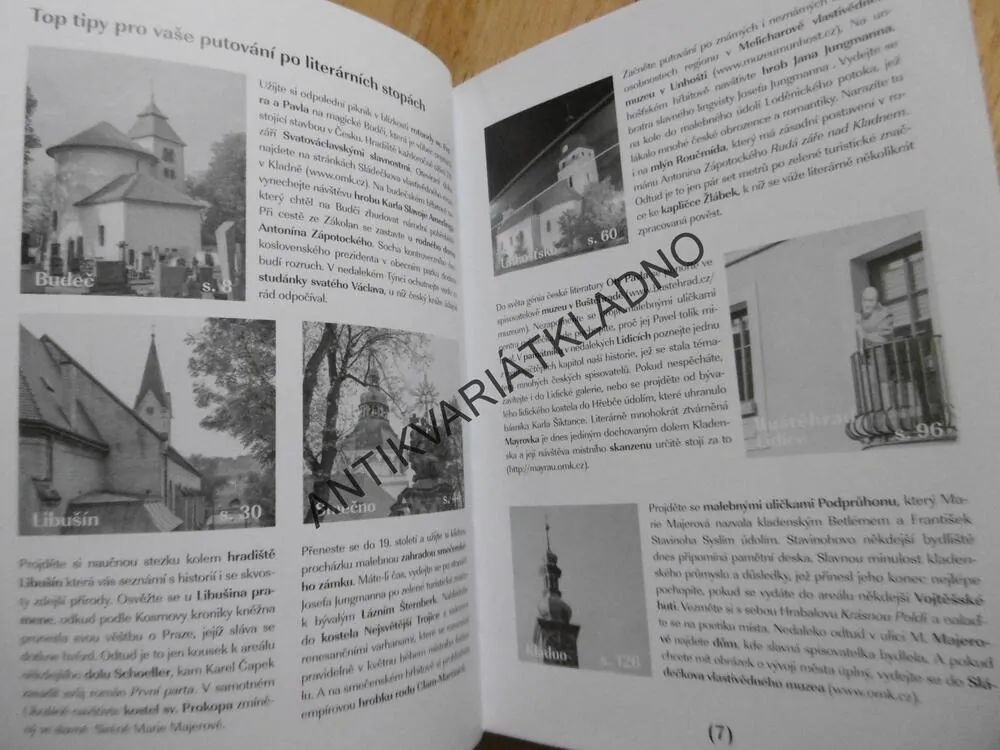 LITERÁRNÍ TOULKY KLADENSKEM, FRANTIŠEK BAĎURA,