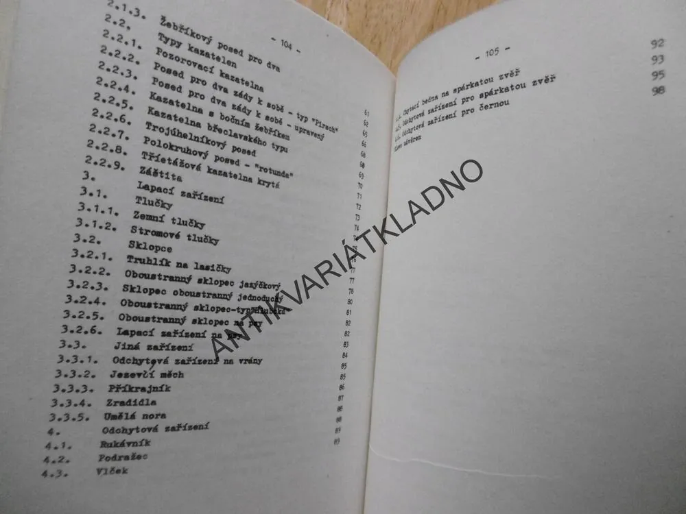 MYSLIVECKÁ ZAŘÍZENÍ V HONITBÁCH, 1986, HROMAS, ROTSCHEIN