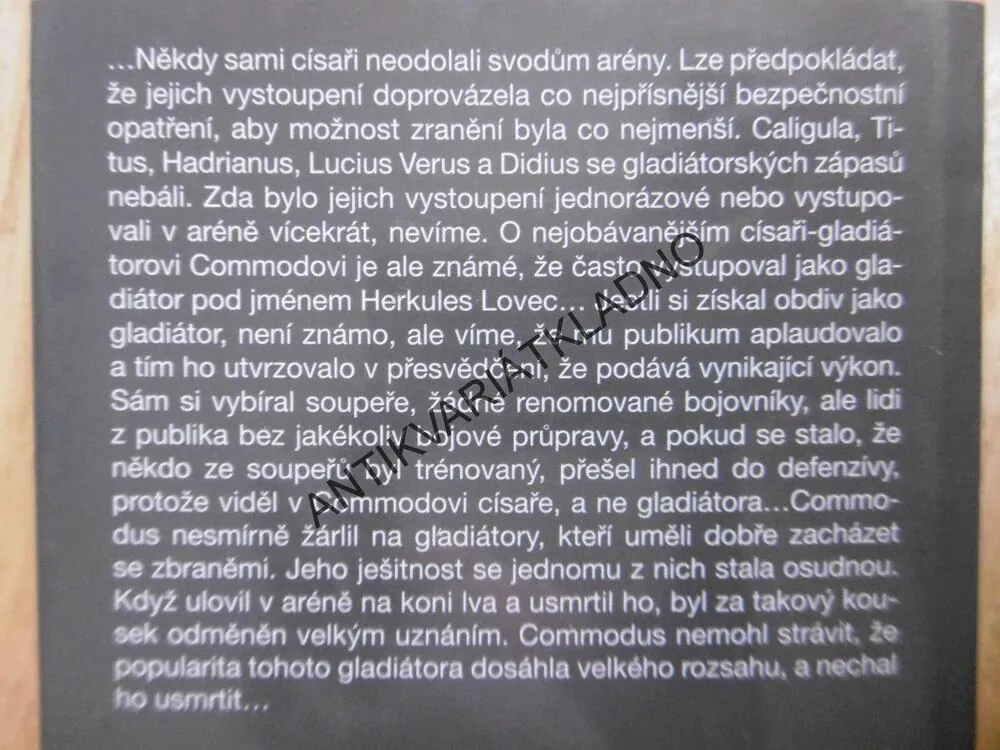GLADIÁTOŘI, FIK MEIJER, **an