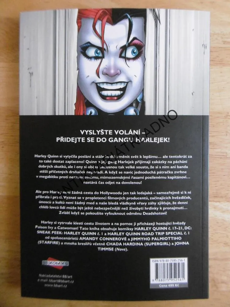 HARLEY QUINN, VOLÁNÍ DO ZBRANĚ, KOMIKS DC COMICS