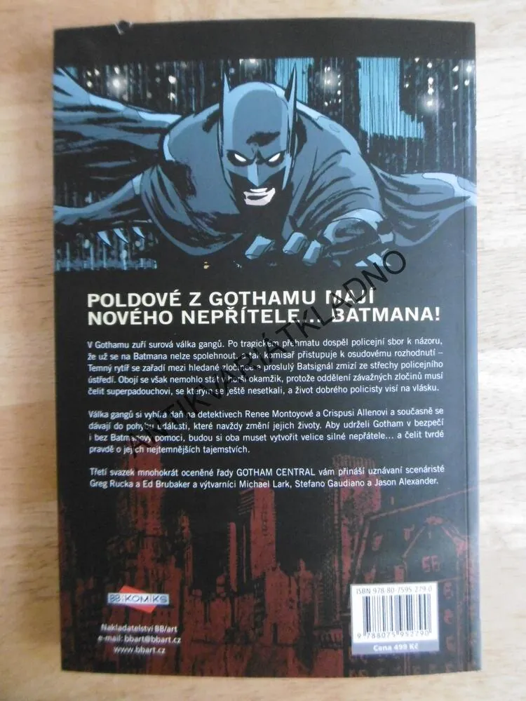 GOTHAM CENTRAL, V RAJONU ŠÍLENSTVÍ, KOMIKS DC, CREW, **an