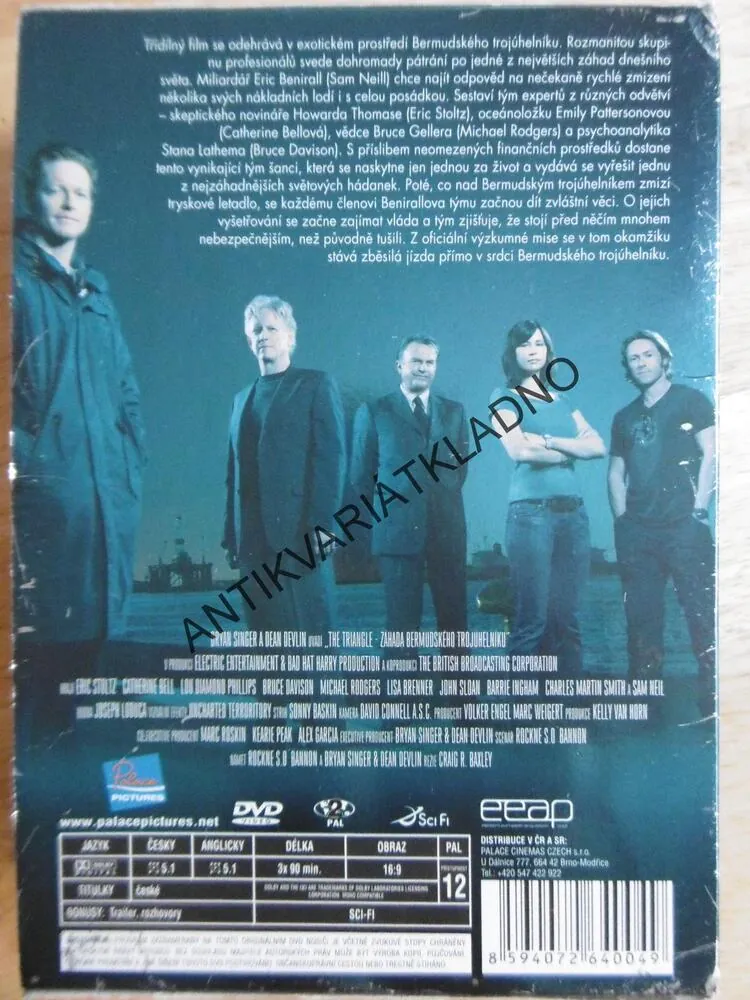 ZÁHADA BERMUDSKÉHO TROJÚHELNÍKU, 1-3, DVD FILM