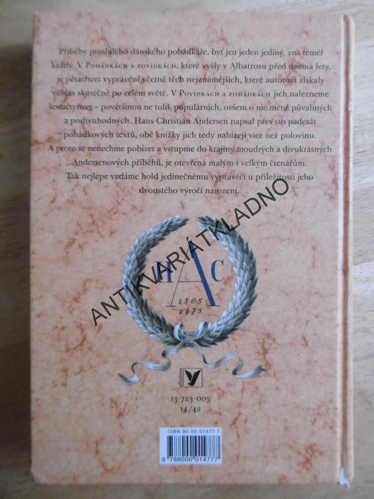 POVÍDKY A POHÁDKY, HANS CHRISTIAN ANDERSEN, CYRIL BOUDA, **an