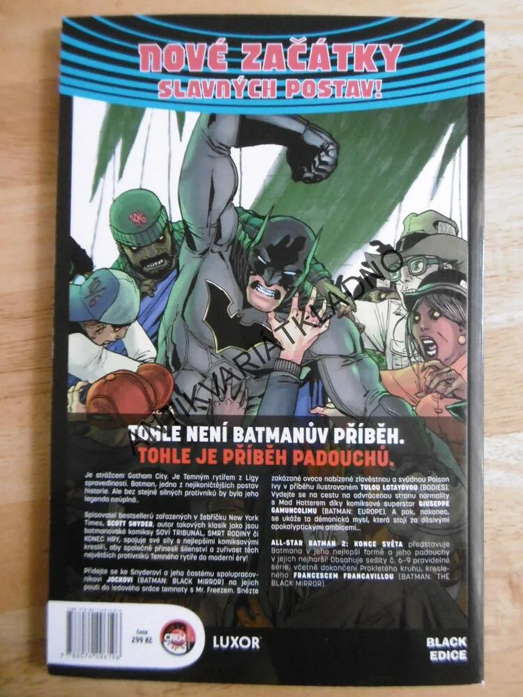 BATMAN, ALL STAR, KONEC SVĚTA, KOMIKS DC COMICS, **an