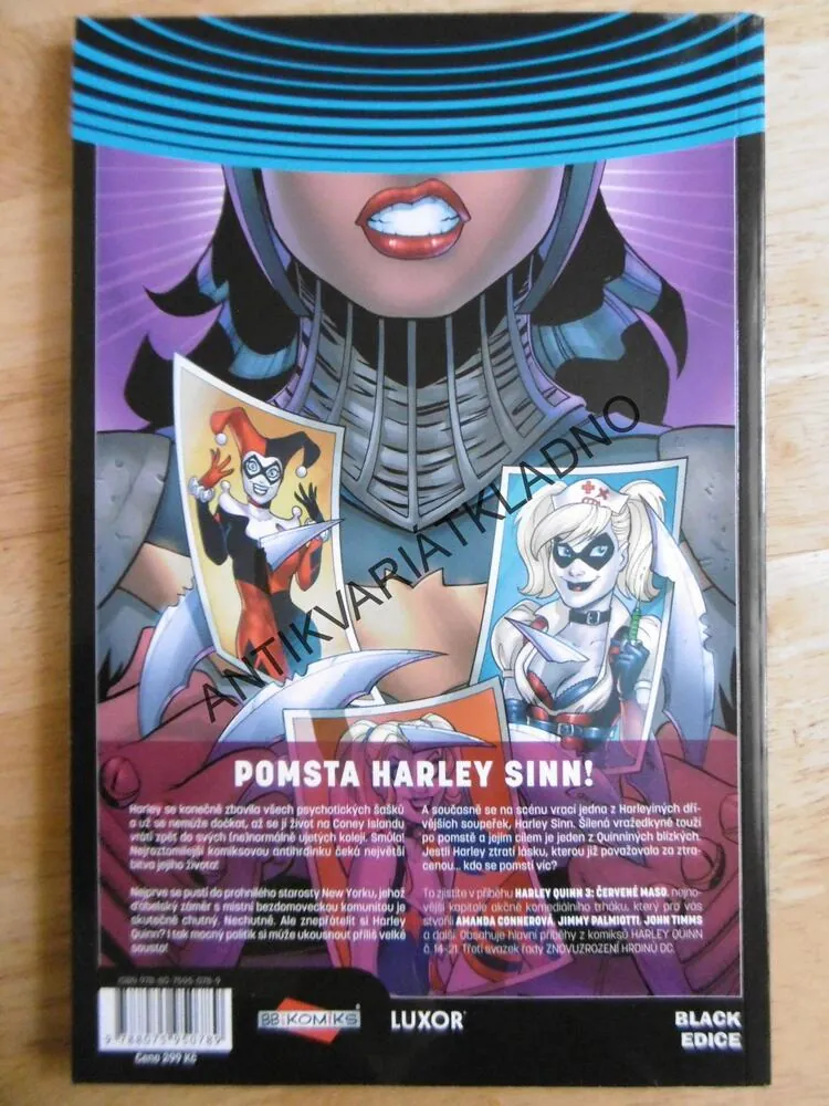 HARLEY QUINN, ČERVENÉ MASO, KOMIKS DC COMICS, **an