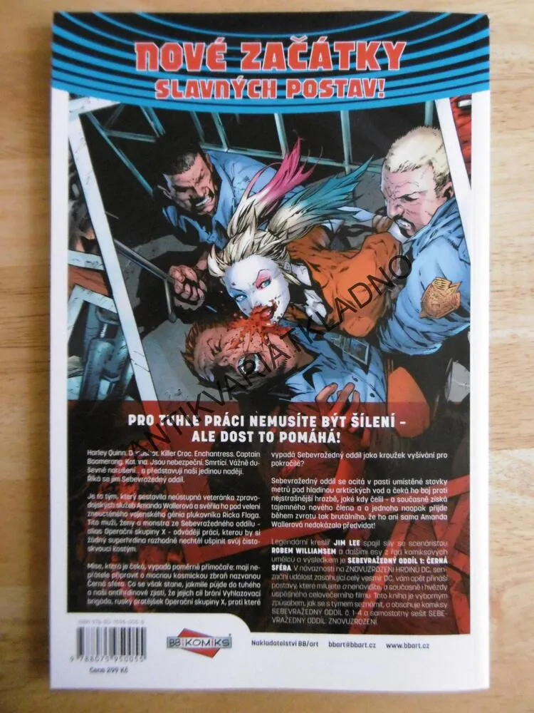 SEBEVRAŽEDNÝ ODDÍL, ČERNÁ SFÉRA, KOMIKS DC COMICS, **an