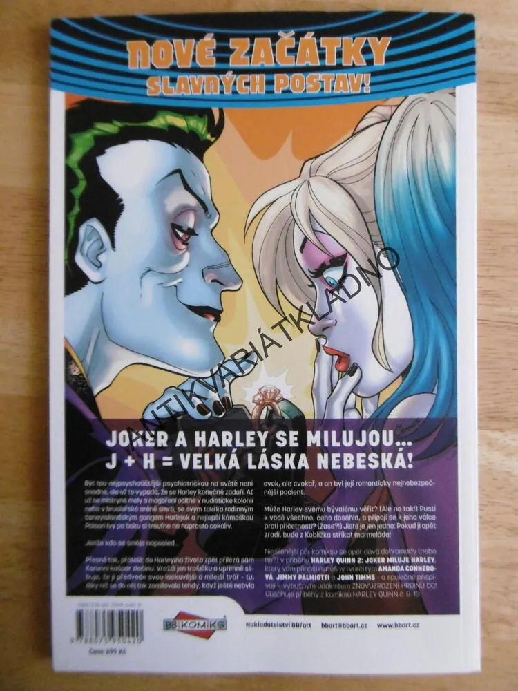 HARLEY QUINN, JOKER MILUJE HARLEY, KOMIKS DC COMICS, **an