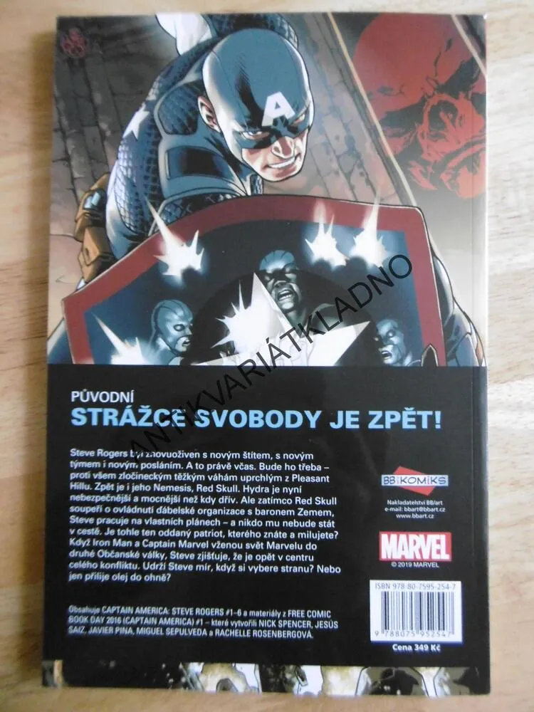 CAPTAIN AMERICA, KAPITÁN AMERIKA,HAIL HYDRA, KOMIKS MARVEL, **an